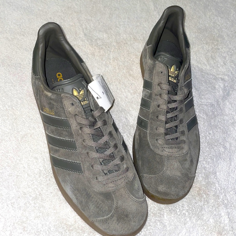 All Grey Adidas w/ Gum Bottom Never Worn